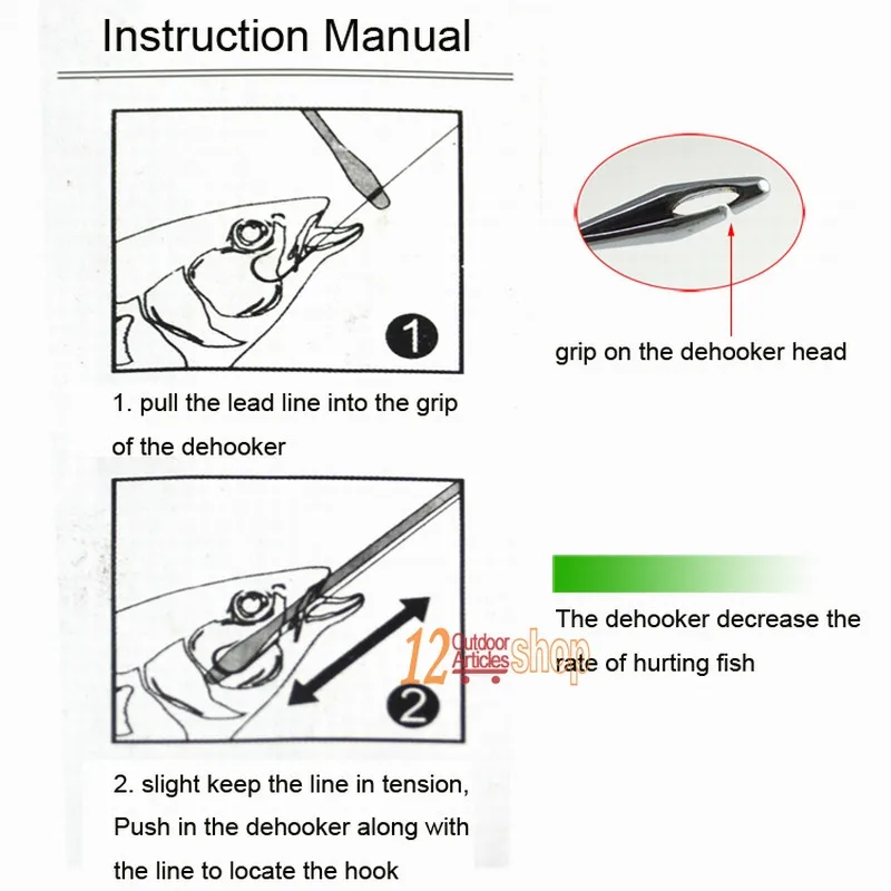 MNFT 10 шт. нержавеющая сталь Dehooker рыболовный крючок для удаления крючок инструмент для удаления карпа рыболовные аксессуары Поставщик Китай магазин