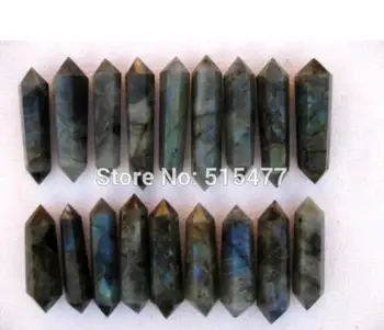 

30-36 NATURAL Labradorite quartz crystal double point healing