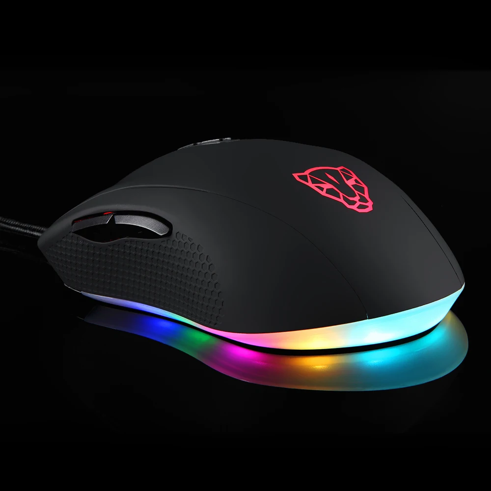 MOTOSPEED V60 игровой Мышь мыши 5000 Точек на дюйм USB3.0 USB проводной RGB Подсветка PMW3325 Gamer компьютер Мышь для рабочего ноутбука