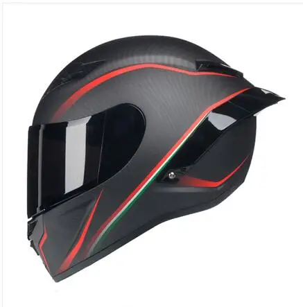 Полнолицевой шлем Casco Moto Capacete мотоциклетный шлем гоночный каск шлем мото Полнолицевой каск горные точка безопасный шлем - Цвет: A17