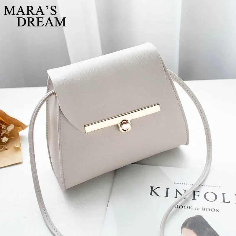 Mara's Dream Simple Flap Shoulder PU Leather Bags Women Girls Pure Color Mini Messenger Bag Crossbody Handbags bolsa feminina Mara's Dream Simple Flap Shoulder PU Leather Bags Women Girls Pure Color Mini Messenger Bag Crossbody Handbags bolsa feminina