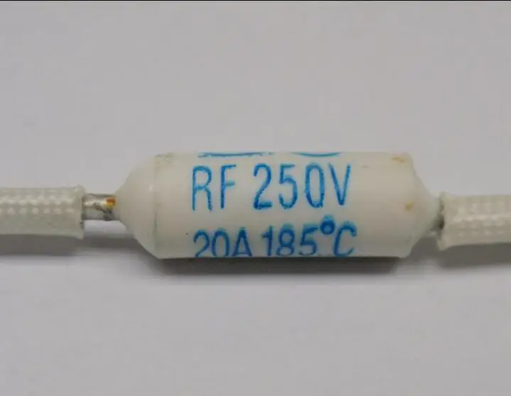 20A/10A/250V 130C 155 165 185 216 240C RF ceramic temperature fuse for