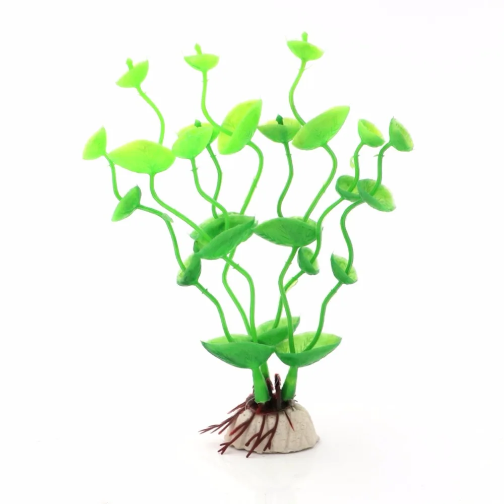 Title 12, 1 Pcs Fish Tank Artificial Aquarium Plants Wate...