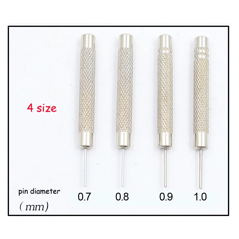 Разная цена часы для браслет Сталь удар ссылка приспособление для удаления внутреннего стерженя инструмент для ремонта 0,7/0,8/0,9/1,0 мм
