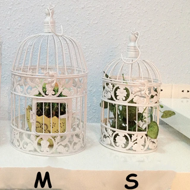 Hand Made Fashion Large Antique Decorative Bird Cages Clic Iron Hand Made Fashion Large Antique Decorative Bird Cages Clic Iron Birdcage For Wedding Decoration Free Shipping