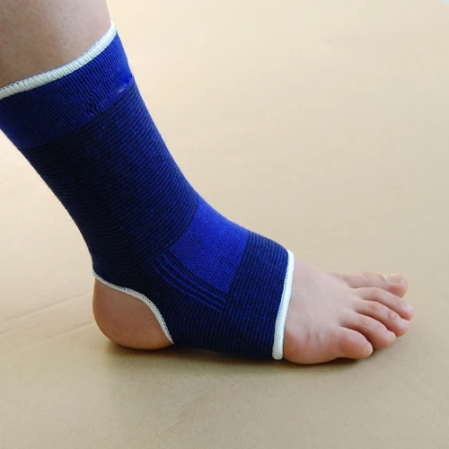 10X синий из эластичного неопрена лодыжки Поддержка ног протектор бандаж спортивные носки унисекс