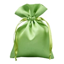 Атласная маленькая недорогая сумка-кисет индивидуальные украшения сумки оптом на заказ Подарочная сумка оптом для ювелирных изделий подарок для волос туалетных колец