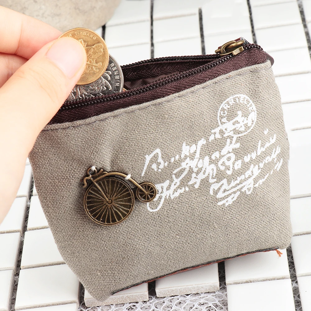 canvas change purse
