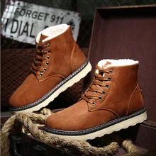 2017 Automne et D’hiver Nouvelle Hiver Chaussures De Mode Tendance Casual velours Mâle Court Bottes Style Coréen Tout-Allumette Dentelle Up Non-slip Boot