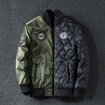

Autumn Winter Wear On Both Sides Men's Coat Printing Vintage Men's Jackets Coat Patch Designs Men's Jackets Coat