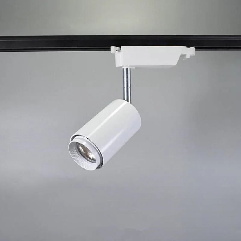 

5W LED COB Track Rail Light GU10 MR16 Spotlight Adjustable Rail Track Lighting lamp for Mall Exhibition Office black/white 10pcs