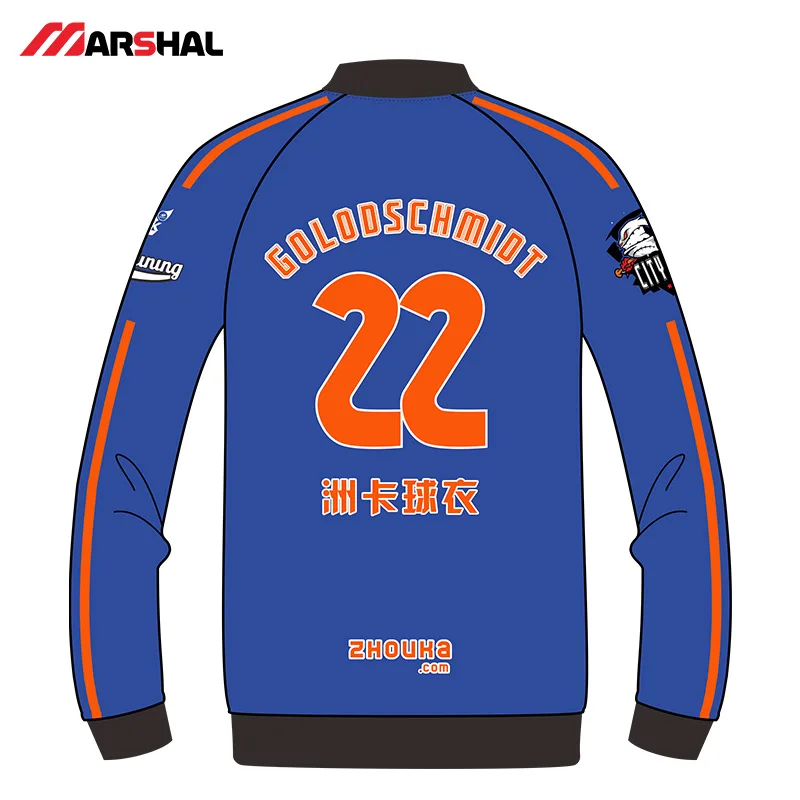 Cheap Professional Mens Tracksuit Baseball Sublimated Jackets Uniform Shirts Long Sleeve Baseball Jersey