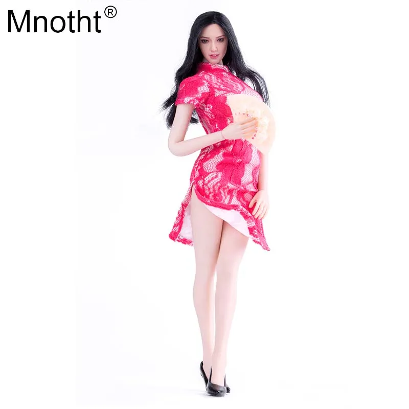 Mnotht 1/6 Сексуальная древняя китайская модель Cheongsam женская Юбка классическая
