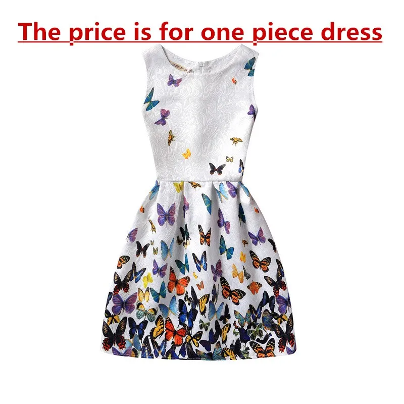 Новое платье для мамы и дочки с принтом бабочки Семейный комплект платьев для мамы и дочки одинаковые комплекты для семьи детский для девочек в цветочек одежда - Цвет: 5058
