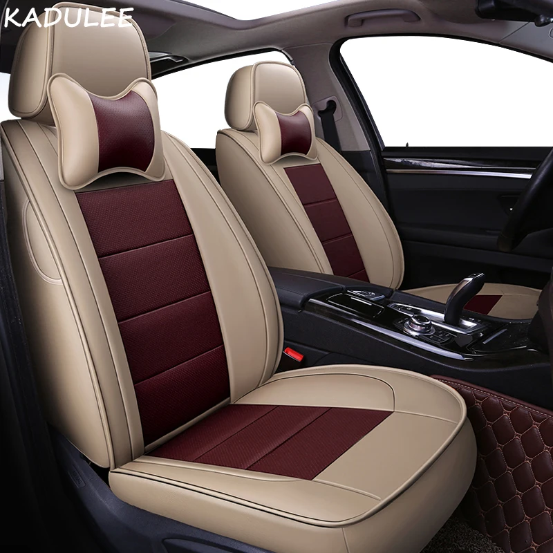  KADULEE Custom Leather car seat covers set For LandRover all models Range Rover Freelander discover