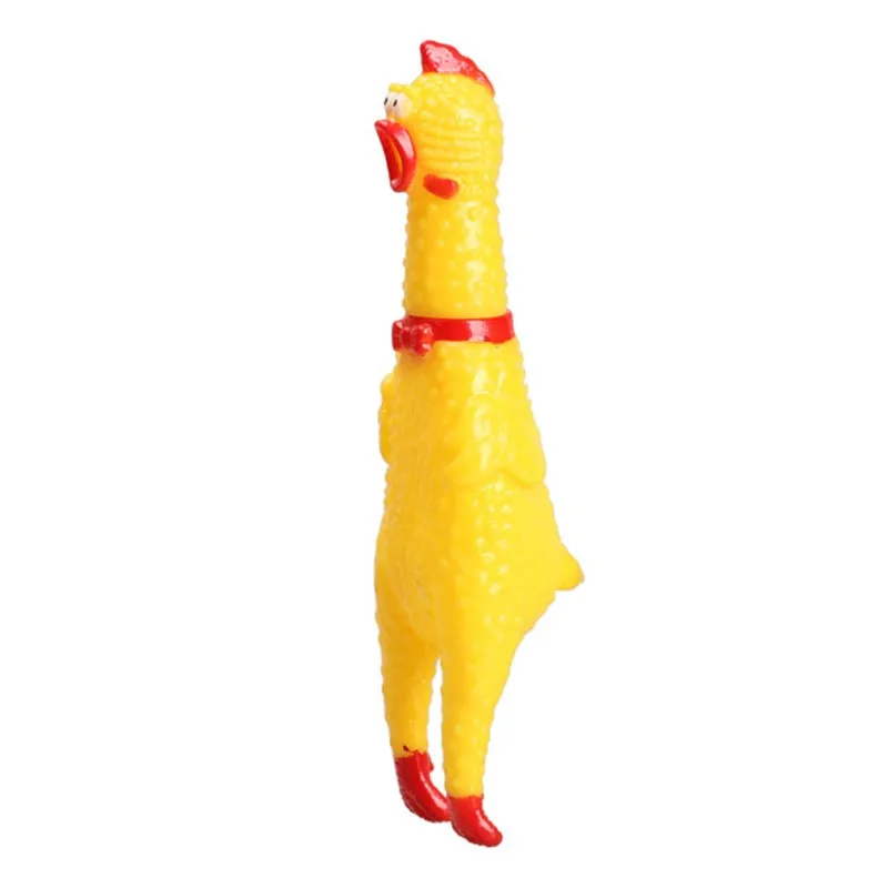 3 размера забавные гаджеты, новинка, Желтая резиновая игрушка для собак, забавная Новинка, кричащая игрушка для детей, курица