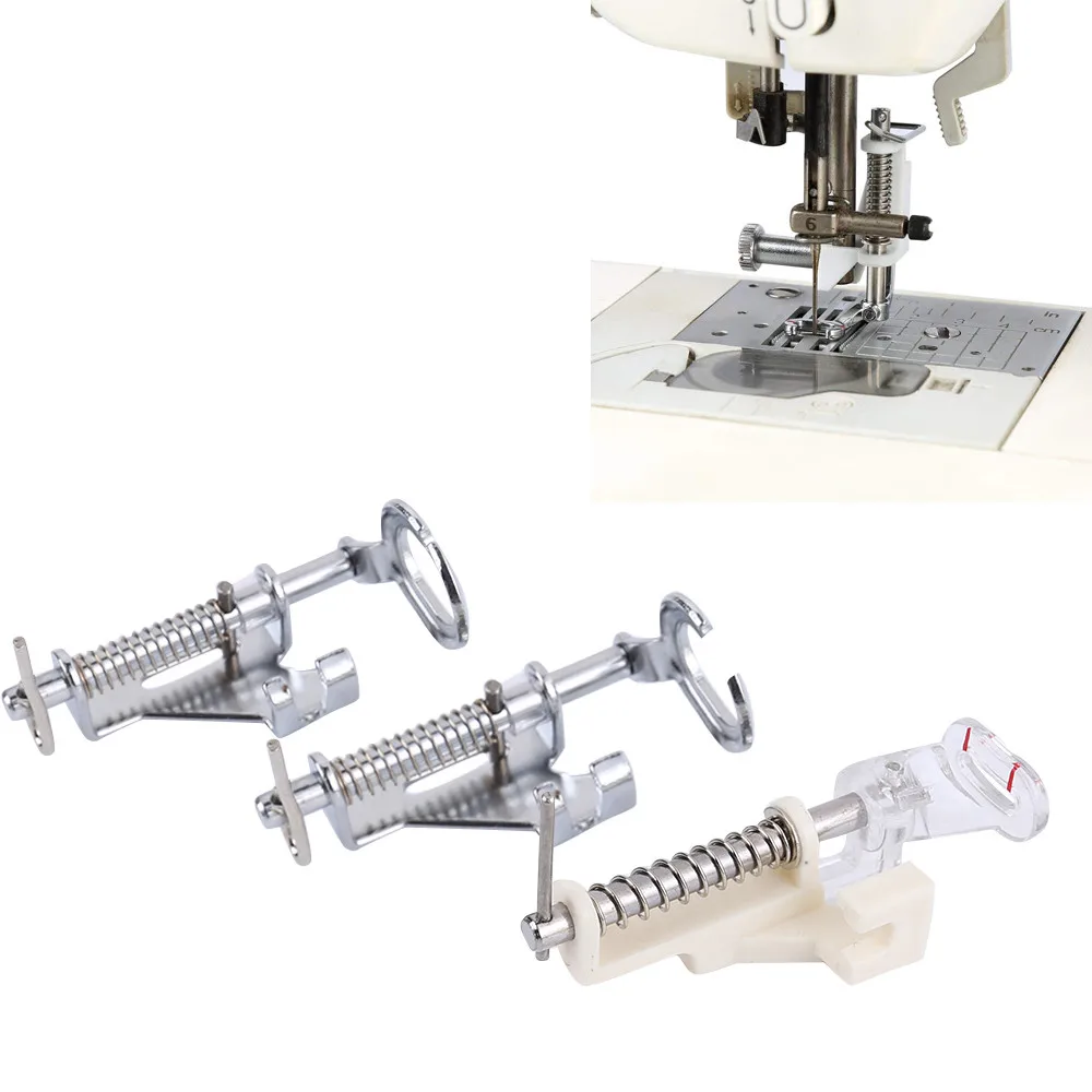 3 шт. металлические швейные инструменты Штопальная швейная машина прижимная лапка для всех швейных аксессуаров с низким хвостовиком