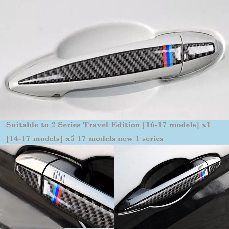 Atreus декоративные наклейки на дверные ручки для BMW X5 X6 F15 X1 F48 F16 2 серии M 1