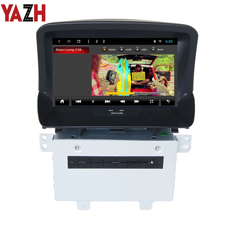 Sale YAZH 2 din autoradio For Opel Mokka/Buick Encore 32GB Car Stereo Bluetooth Car PC Multimedia System Android 8.1 GPS navigation 5