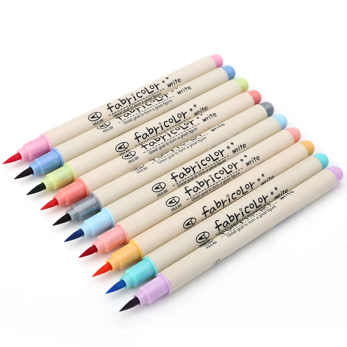 10pcs Colored Drawing Brush Pens Art Marker Pen Calligraphy Painting Pen Stationery Art School Supplies Gift 165mm