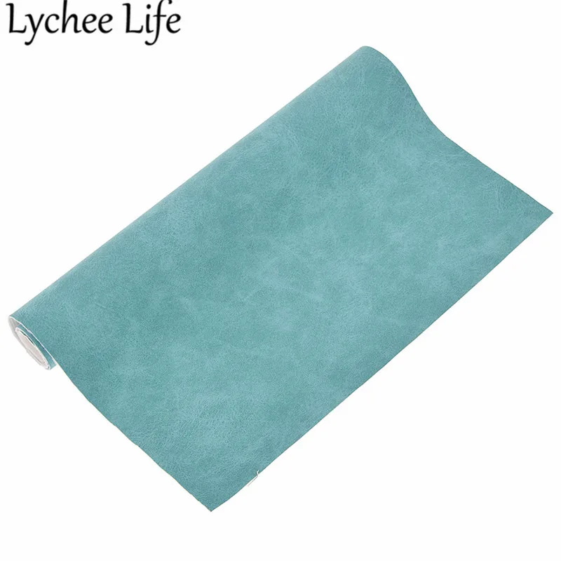 Lychee Life A4 искусственная замша кожа ткань красочные 21x29 см Ткань современная домашняя одежда текстиль принадлежности для шитья товары - Цвет: 7