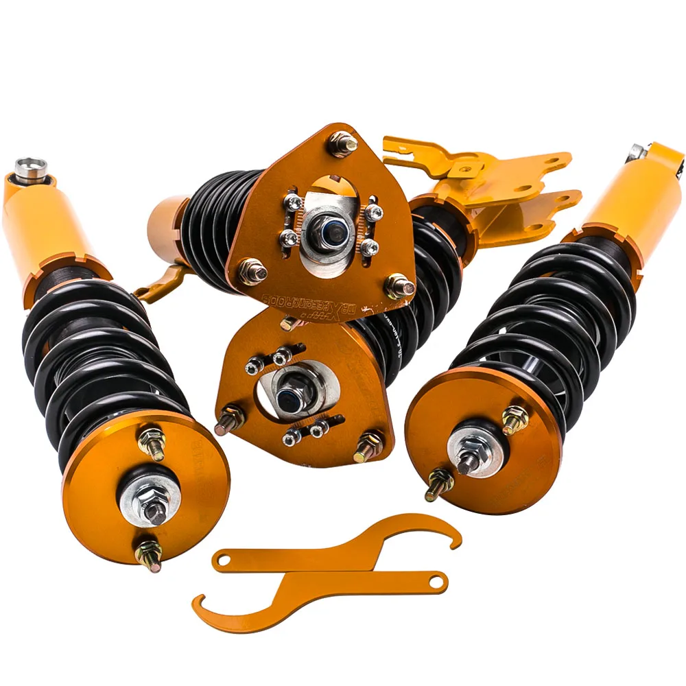 

Coilovers Suspension For Nissan Silvia S13 180SX 200SX CA18DET Coilover Shock Absorber Top Mount Camber Plate Spring Strut