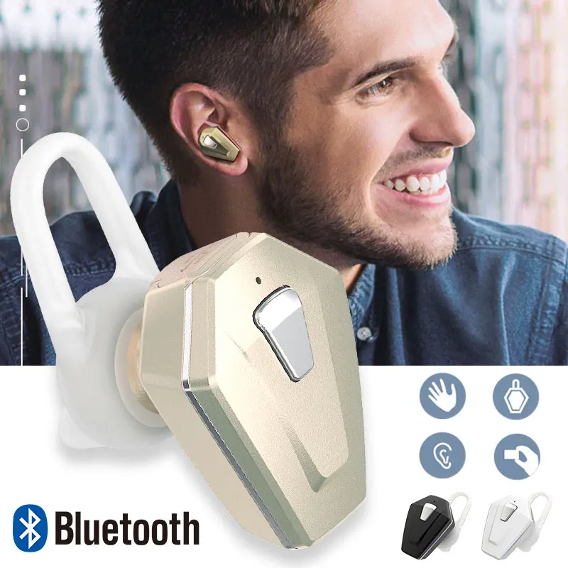 Мини Bluetooth наушники тренажерный зал HD Голос беспроводной гарнитура Мобильный