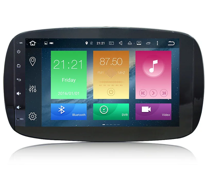 4GB RAM 8 Octa-core Android 9.0 Car DVD Player for Mercedes Benz Smart Fortwo 2015-2018 Radio GPS Navigation Wifi DVR DAB+ 4G