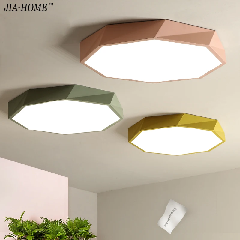 Kaufen Persönlichkeit Decke Lichter Macaron fünf farbe Innen Beleuchtung Decke Lampe Leuchte Für Wohnzimmer Schlafzimmer nur höhe 6 cm