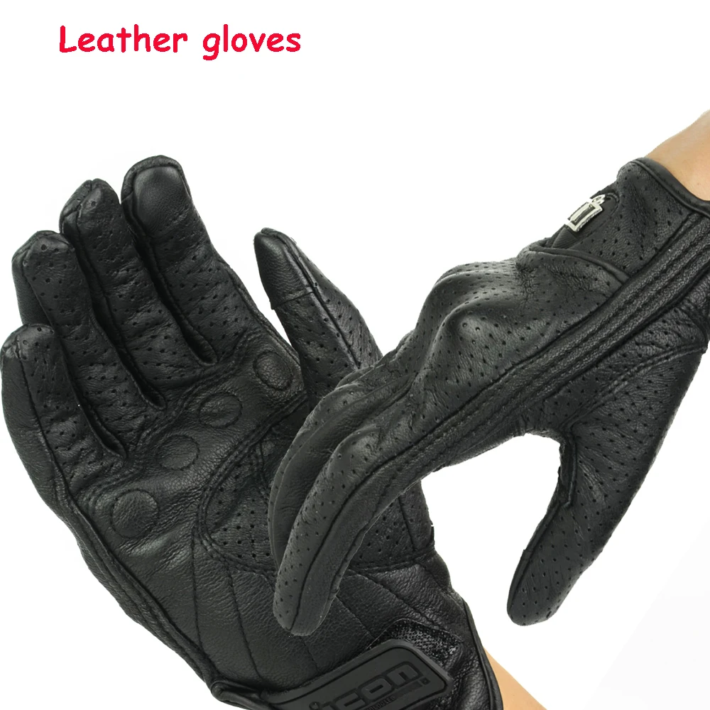 Новые оригинальные кожаные перчатки moto rcycle Байк luvas износостойкие Soft Comfort luvas moto крест guantes moto cuero унисекс