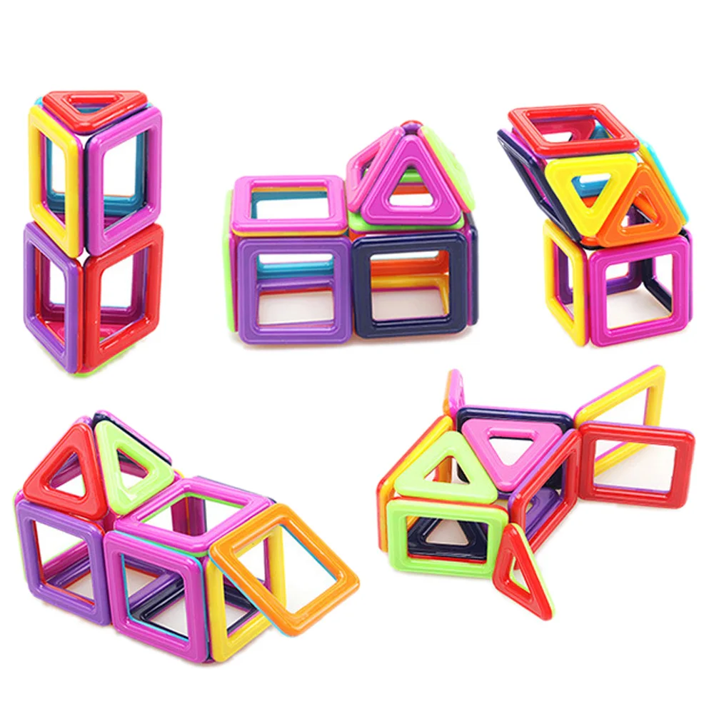 40 шт. магнитные блоки игрушки Дети укладка строительный блок часть строительство магнит дизайнер обучающая игрушка 3D магнитные блоки