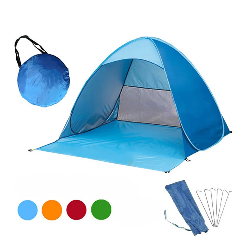 

Portable Automatic Opening Pop Up Instant Quick Cabana Beach Tent Sun Shelter UV Protection Camping Tools for Outdoor camping