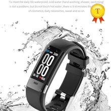 Водонепроницаемый IP67 ЭКГ пульсометр вариабельности сердечного ритма bluetoooth умные часы с определением группы крови, измеряет Давление usb зарядка наручные smartband для iphone x