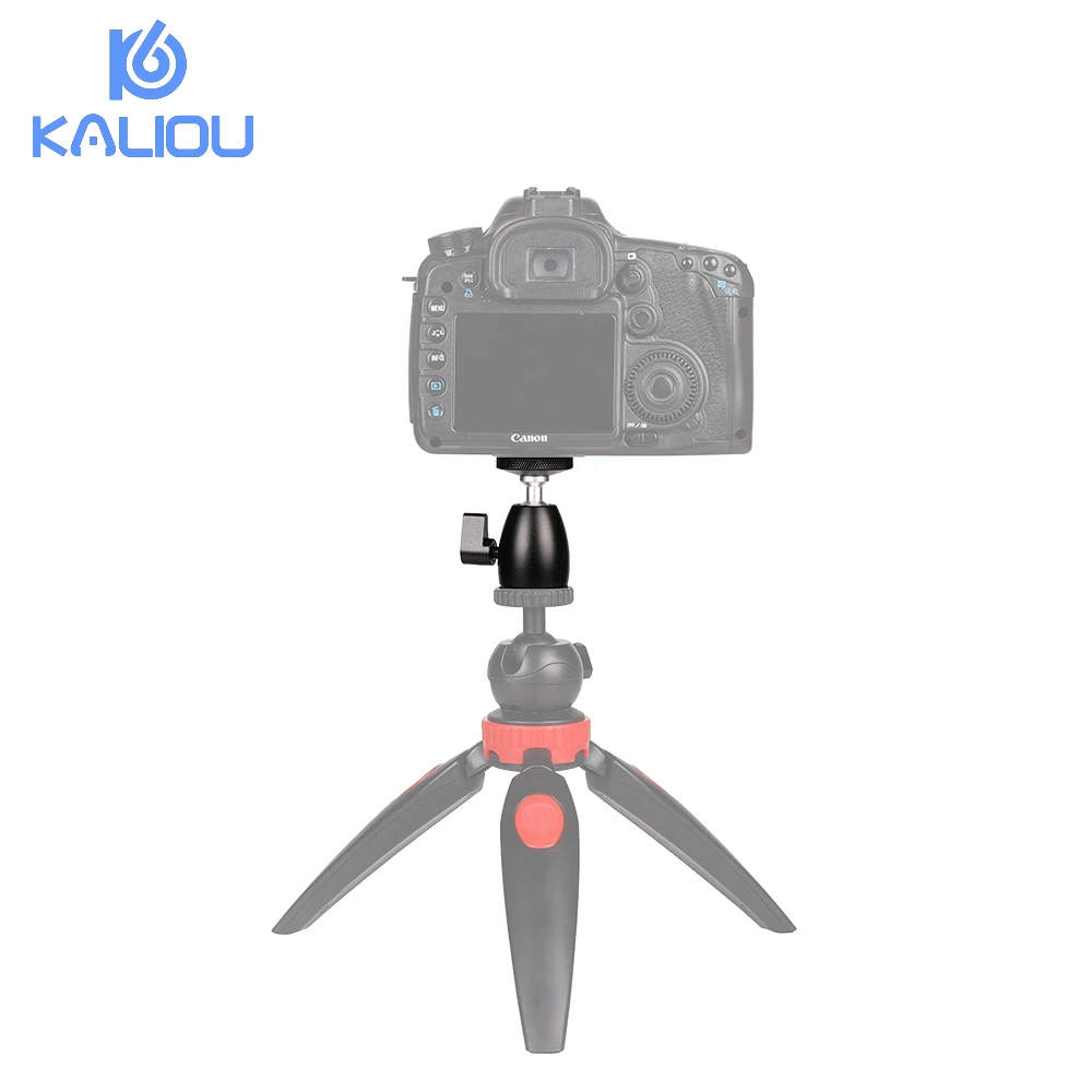 Kaliou Q39 360 градусов вращения мини шаровой головной Штатив головкой Ballhead DSLR DV Камера мини шаровая Головка штатива 1/4 "винтами стенд