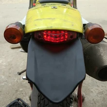 Universal car-styling Dirt Fender 12LED Taillight Rear Tail Brake Light for Bike Offroad Motorcycle For Halley