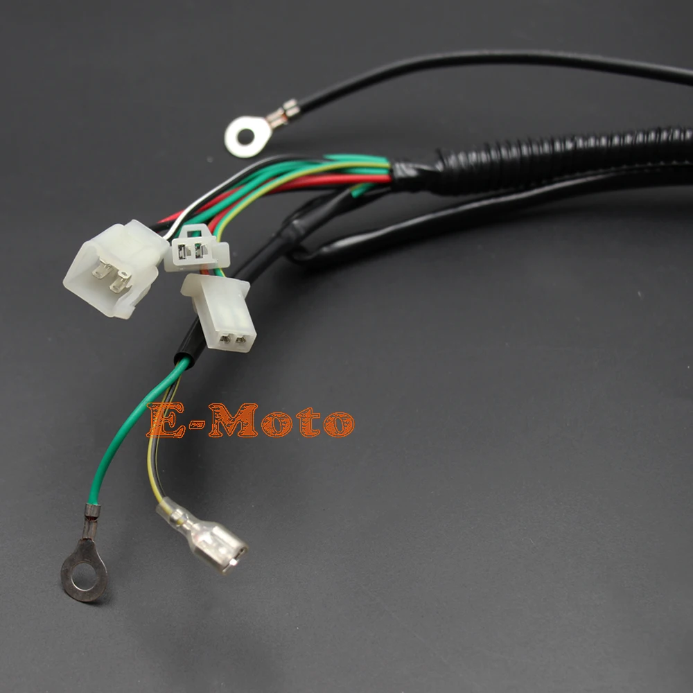 YX 150CC 200cc Kick & Electric Start двигатель жгут проводов ткацкий станок велосипед грязи