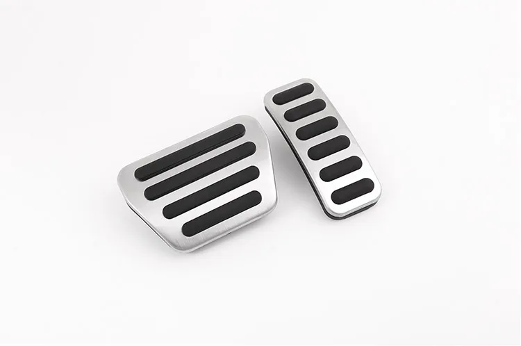 RJJX Fit For Land Rover Discovery 5 Lr5 L462 No Drill Anti-Slip Fuel Brake Steel Pads Pedals Cover Fit For Range Rover Sport 2014-2018