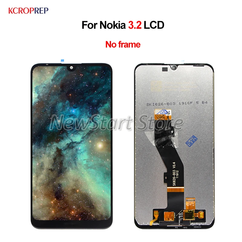 

For Nokia 3.2 LCD Display Touch Screen Digitizer Assembly 6.26" No Frame For Nokia3.2 lcd 100% Tested Replacement Accessory