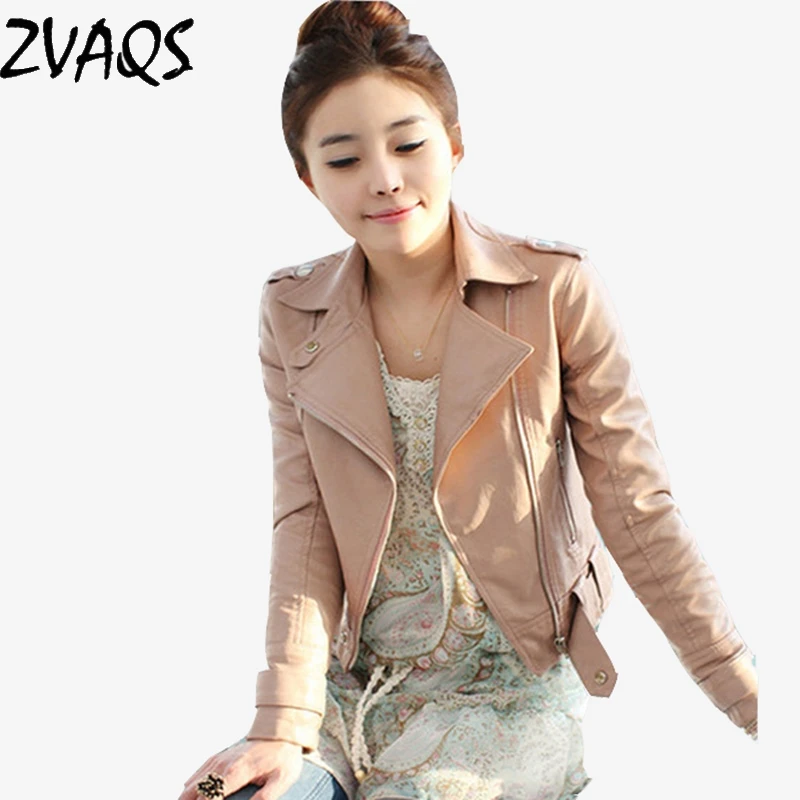 Popular Pink Leather Motorcycle Jacket-Buy Cheap Pink