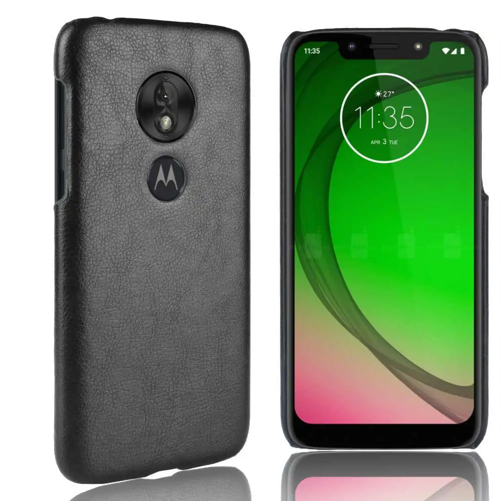 

Luxury Leather phone Protective Case for Moto E5 G6 G7 Plus Z3 Z4 Play P40 P30 Note / Power Play Case Vintage hard plastic cover