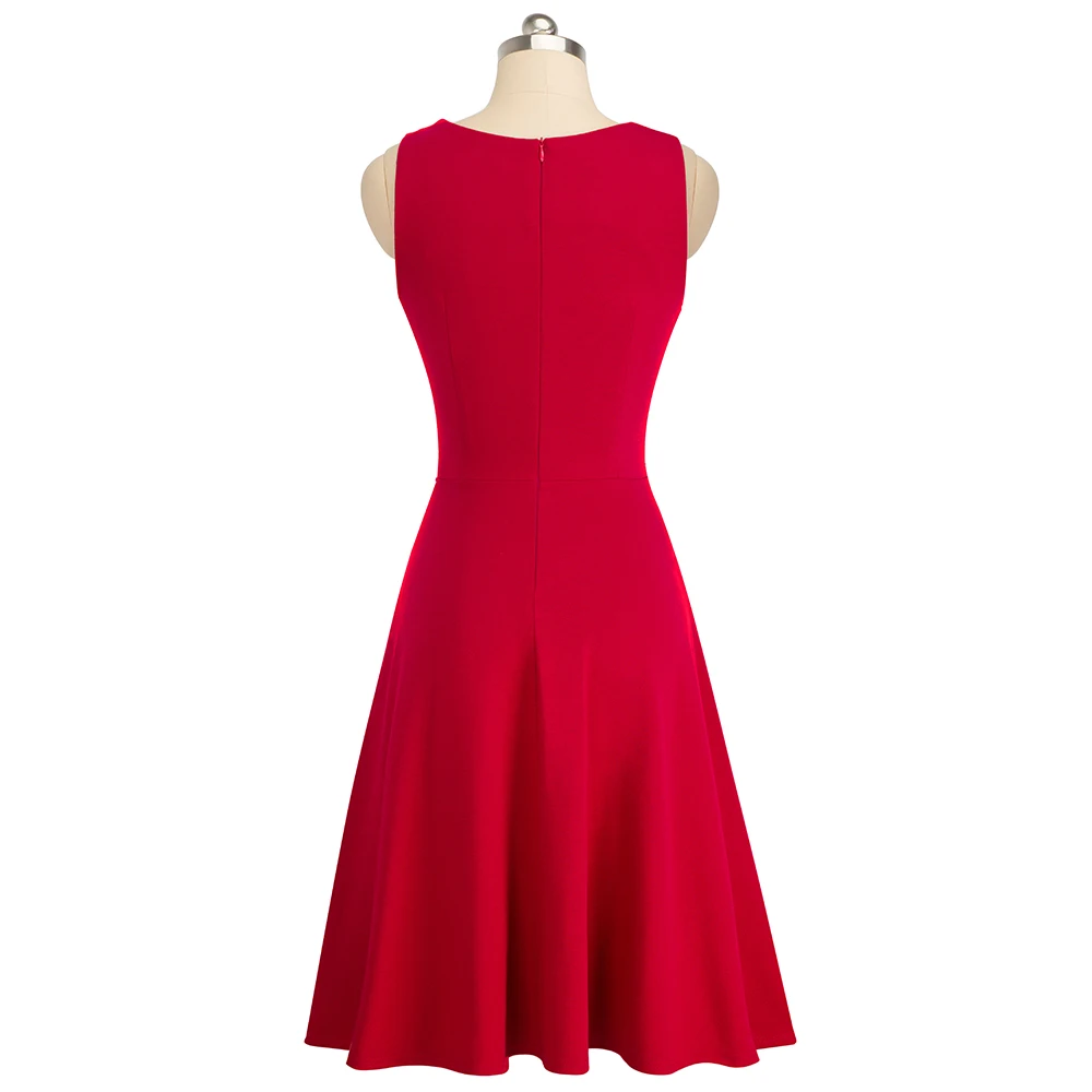 Nice-forever Vintage Elegant Embroidery Floral Lace Patchwork vestidos A-Line Pinup Business Women Party Flare Swing Dress A079 37 Nice-forever Vintage Elegant Embroidery Floral Lace Patchwork vestidos A-Line Pinup Business Women Party Flare Swing Dress A079 37