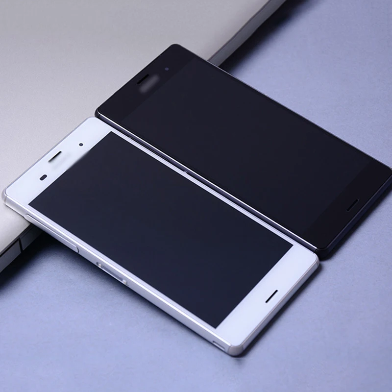 

AAAA+ For SONY Xperia Z3 Dual D6633 D6603 LCD Display With Frame Touch Screen Digitizer Replacement Parts LCDs + Tools kit