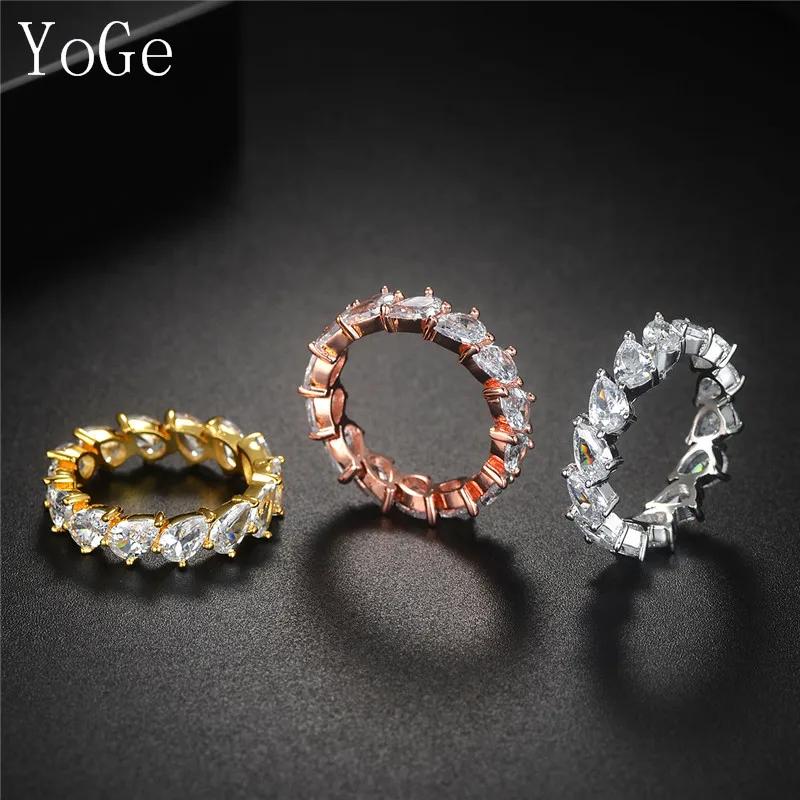 YoGe свадебные и вечерние ювелирные изделия для женщин R0396 водослива Мода AAA CZ