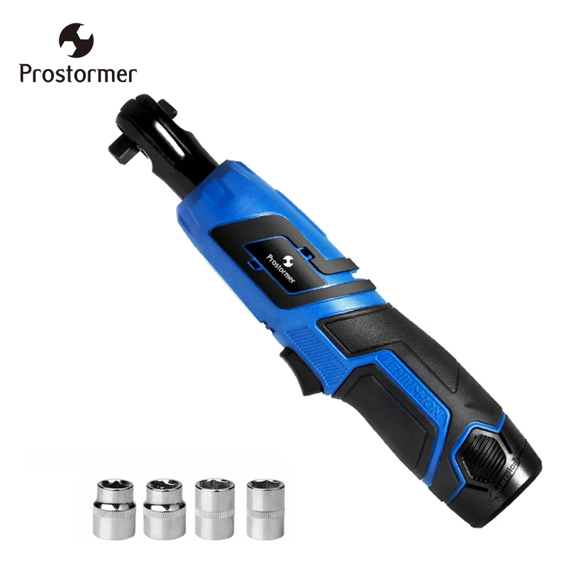 Prostormer 12v Electric Wrench Kit 3/8 Cordless Ratchet Wrench