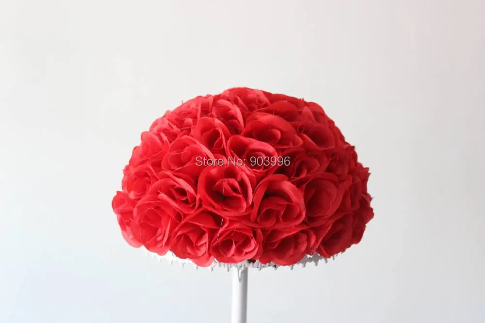 30 см Шелковый розовый помрандр цветок шар Свадебный декор блага вечерние шары для поцелуев Свадебный букет