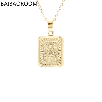 

12pcs Fashion Jewelry Brand English Alphabet Pendant Necklace For Women Gift