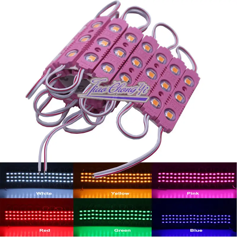 

LED Module 5054 3 LED DC12V Waterproof Advertisement Design LED Modules Strip Lighting 20Pcs/Lot New
