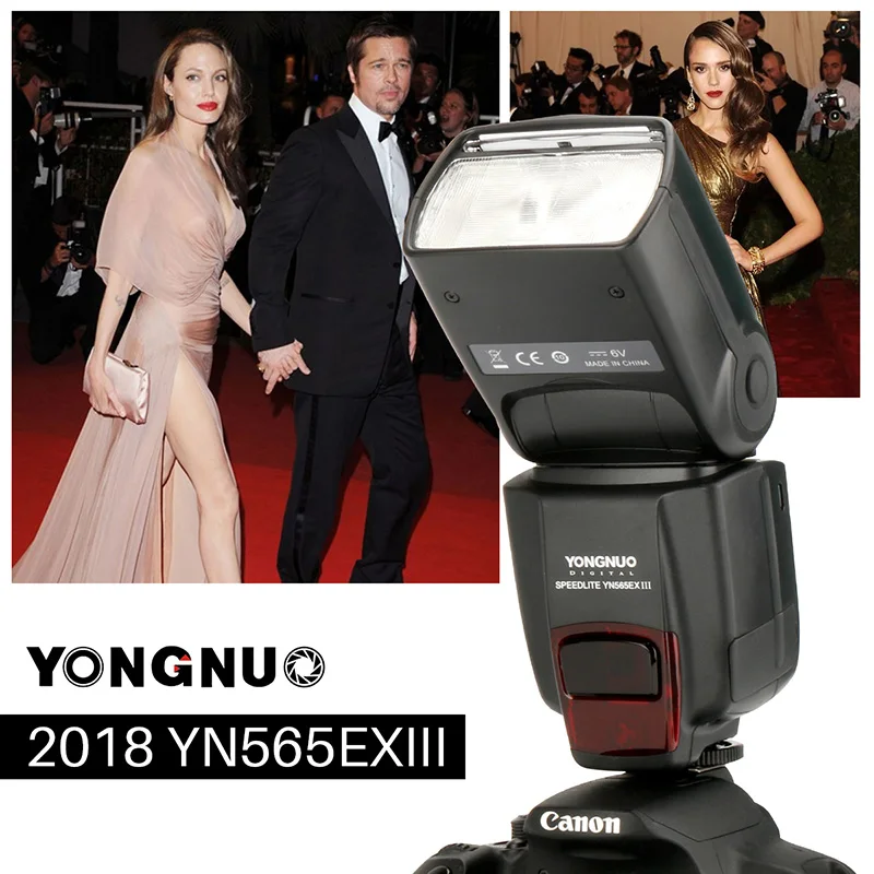 YONGNUO YN565EX III Беспроводная TTL вспышка Speedlite обновление прошивки для Canon 6d 60d 5d mark iii 550d