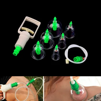 

1 Set 6 Can Massager Health Monitors Products Can Opener Pull Vacuum Cupping of The Tanks Cutem Extractor Acupuncture Hot New