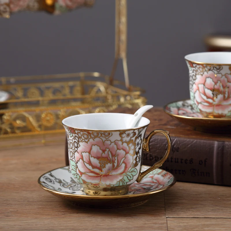 XING KILO, Европейский керамический кофейный набор, украшение для гостиной, кофейник, молочный кувшин, сахарная чашка, кофейная чашка, роскошный свадебный подарок